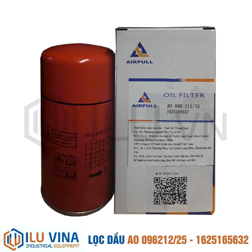 Cùng tìm hiểu cấu tạo, thông số kỹ thuật và ưu điểm của lọc dầu Airpull AO096212