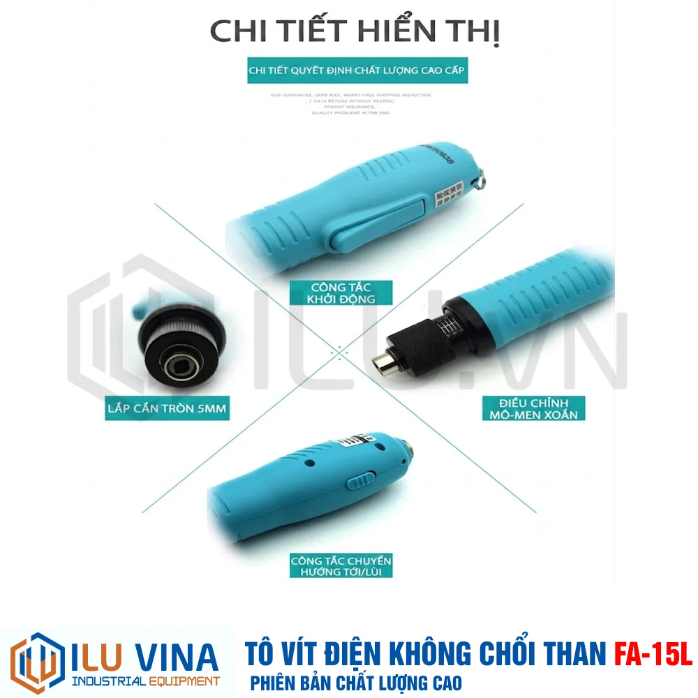 Giới thiệu tô vít điện không chổi than FUMA FA-15L